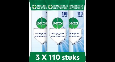 Dettol Doekjes Hygiënische 110st - 3 Stuks - Voordeelverpakking