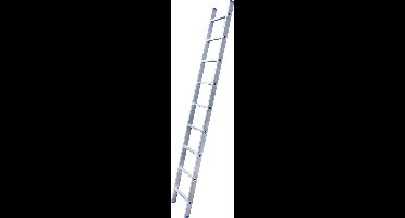 Alumexx enkele ladder - 9 Treden - Lengte 243 cm - Aluminium