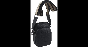 Beagles Las Palmas Crossbody Telefoontasje - Trendy Schouderband - Handige Ritsvakjes - Crossbody Tas - Dames Tas - Zwart