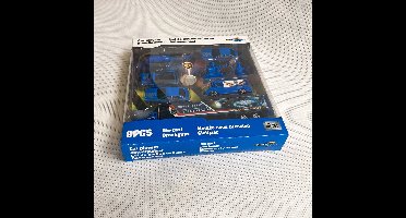 Gearbox - car playset blauw - autospeelset - politie