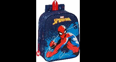 SpiderMan Peuterrugzak, Neon - 27 x 22 x 10 cm - Polyester