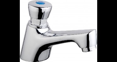 Sanifun Fonteinkraan Hartwig – Chroom|Zelfsluitend, Waterbesparend & Hygiënisch