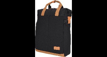 Nörlander Shopper Rugtas - Laptop rugzak - 16,5 Liter - 30 x 14 x 40 cm - Zwart