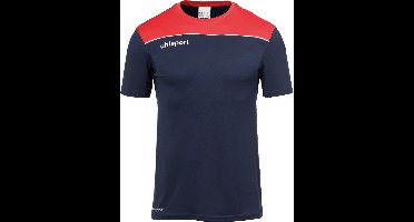 Uhlsport Offense 23 T-Shirt Heren - Marine / Rood / Wit | Maat: XL