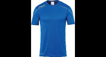 Uhlsport Stream 22 Shirt Korte Mouw Kinderen - Royal / Wit | Maat: 116