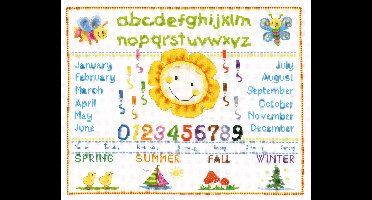 Vervaco - Telpakket kit - Cijfers en letters - PN-0144905 - Borduren - Borduurpakket - Borduurpakket volwassenen