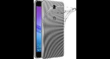 Hoesje voor Huawei Y6 2017 / Y5 2017 / Nova Young backcover Shockproof siliconen Transparant