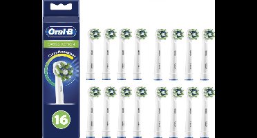 Oral-B CrossAction Opzetborstels - 16 stuks - Voordeelverpakking (2x8 Stuks)
