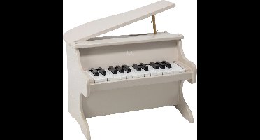 Label Label - Houten Piano - Nougat - 15 Witte en 10 Zwarte Toetsen - Open Vouwbare Vleugel - Geschikt voor Kindjes vanaf 3 Jaar