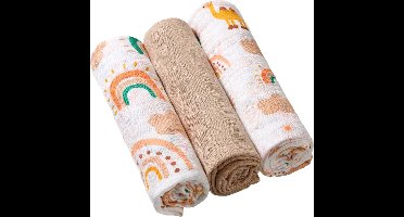 Baby Ono 3 Stuks Beige Hydrofiel Luiers