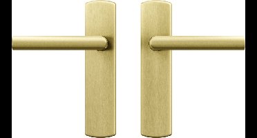 AXA Deurbeslag set Binnendeur - Curve Klik Milan - Deurkruk Goud - Deurklink met schild