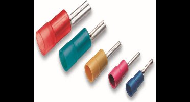 Cimco geïsoleerde pinkabelschoen rood 10mm2 per 100 stuks (180227)