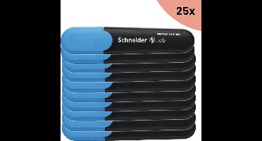 25x Tekstmarker Schneider Job 150 blauw