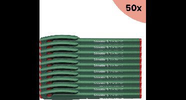 50x Fibrepen Schneider Topwriter 147 0 - 6 mm rood