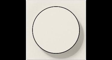 JUNG AS500 Draaiknop dimmer wit (creme) A1740