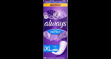 4x Always Daily Protect Inlegkruisjes Extra Long 40 stuks