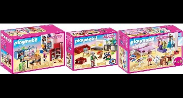 Dollhouse Set van 3 onderdelen 70206 + 70207 + 70208