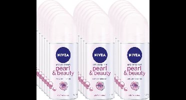Nivea Deodorant Roll-On Pearl & Beauty 50ml - Voordeelverpakking 18 stuks