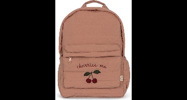 Konges Sløjd Juno Rugzak/Boekentas medium - B25xD10,5xH32cm - Cameo Brown
