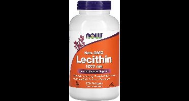 NOW Foods Lecithin, 1200mg Non-GMO - 200 softgels