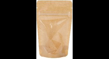 Stazakken Transparant/Kraft 13x8x20,5cm | 113 gram (100 stuks)
