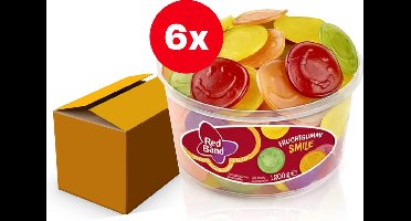 Red Band - Winegum Smiles - 6x 100 stuks