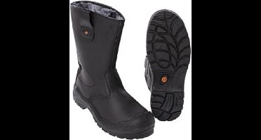 Gevoerde werklaars - zwart - S3 - KM Safety - maat 43