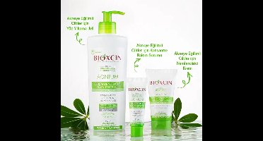 Bioxcin Acnium Set - voor Problematische Huid - Face Washing Gel 500ml- Bioxsine Acnium Sebum Regulating Moisturizing Cream 50ml - Bioxsine Acnium Concentrated Spot Gel 15ml - bioxcin-Acnium- Herbal- Bio -Gezichtsverzorging - Huidverzorging