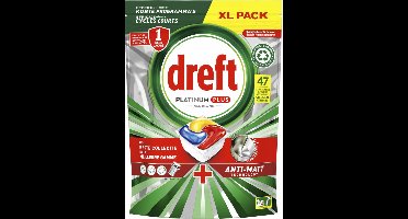 4x Dreft Platinum Plus All In One Vaatwastabletten Citroen 47 stuks