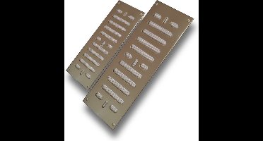 Talamex Ventilatierooster 152 mm x 76 mm Open met RVS muggengaas