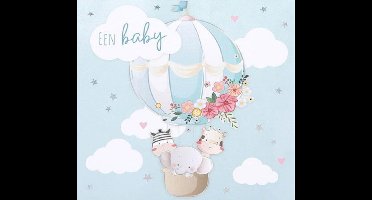 Depesche - Pop up muziekkaart met licht en de tekst "Een baby" - mot. 048