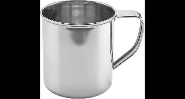 Kinghoff 1482 - 4 x RVS bekers - roestvrij staal - 9 cm - Vier stuks - ideaal voor bergwandelen