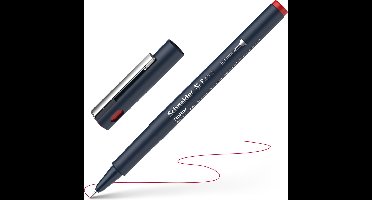 Schneider fineliner - Pictus - lijnbreedte 0,1mm - rood - S-197102