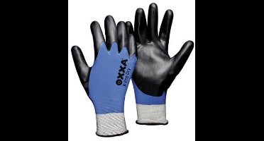 OXXA X-Pro-Dry 51-300 XXL Oxxa - Zwart/blauw - Nitril/polyester - Gebreid manchet - EN 388:2016