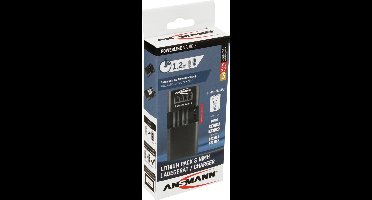 Ansmann lithium pack & AAA/AA NiMH batterijlader Vario X