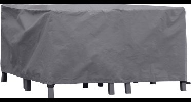 Perel Buitenhoes voor tuinset, grijs, rechthoekig, 200 cm x 150 cm x 75 cm