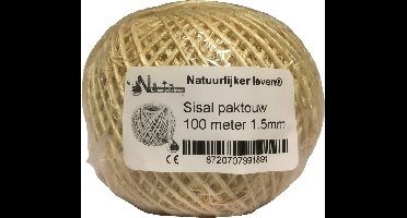 Sisal paktouw 100 meter 1.5mm