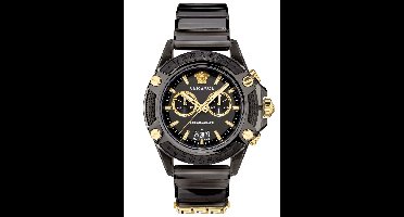 Versace Icon Active VEZ700421 Horloge - Kunststof - Zwart - Ø 44 mm