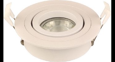 Nova Lux Inbouwspot Kantelbaar - Ø 90 mm - GU10 - Wit