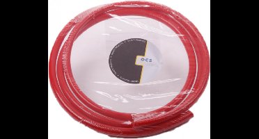 Waterslang Warm Rood Gewapend 10x14mm 2.5mtr
