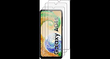 Screenprotector geschikt voor Samsung Galaxy A04s / A13 5G - 3x Gehard Glas Screen Protector GlassGuard