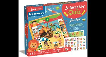 Education Clementoni - Interactive Quiz Junior - Educatief Speelgoed - Kleuter Speelgoed - 4+ Jaar