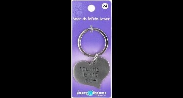 Hart sleutelhanger - Voor de liefste broer