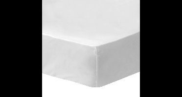 Matt & Rose Hoeslaken Wit - Tweepersoons - 140 x 190/200 cm - Gewassen Katoen