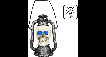 Boland - LED decoratie Skull lantaarn - Horror - Horror