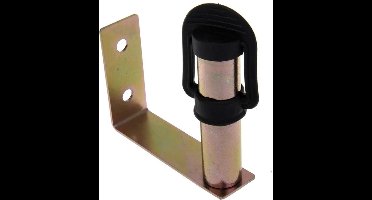 ProPlus Haakse zwaailamp pen - rubberen kap - staal - 10 cm - goud