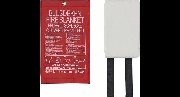 ProPlus Blusdeken in Nylon Zak - Brandklasse B - A - 100 x 100 cm