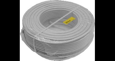 Benson Stroomkabel - Rond - 3 x 1.5 mm - 100 meter - Wit