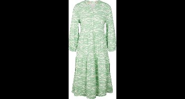 TOM TAILOR dress jersey with volants Dames Jurk - Maat 40