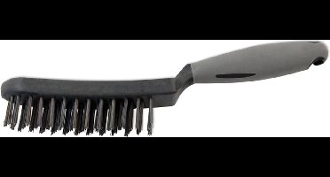 VEBA Staalborstel 4 rij rvs